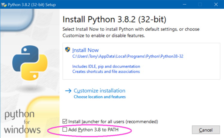 installpython